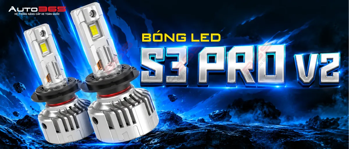 Bóng LED X-Light S3 Pro V2 tại Auto365