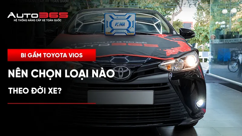 Bi gầm Toyota Vios: nên chọn loại nào theo đời xe?
