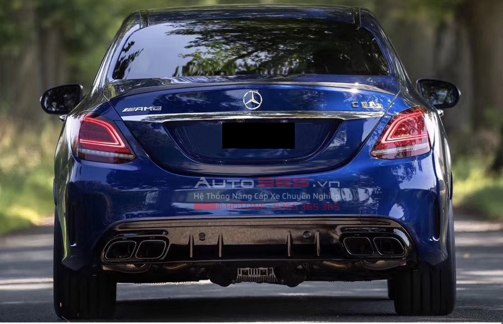 Lip Pô Mercedes C Class W205 thành C63 AMG