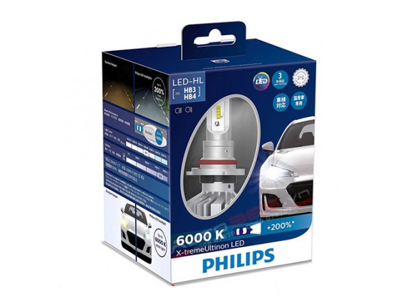 LED PHILIPS HB3 - HB4 NHIỆT MÀU 6000K