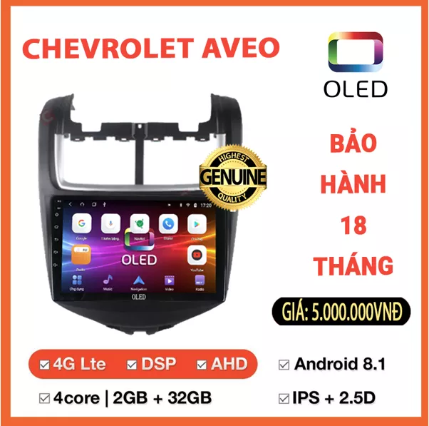 Màn hình Oled Chevrolet Aveo - Hình 1