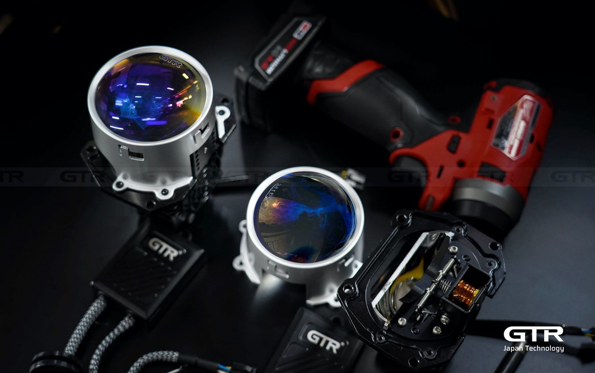 XENON GTR H11 TĂNG SÁNG 180% NHIỆT MÀU 4300K, 5500K, 6500K