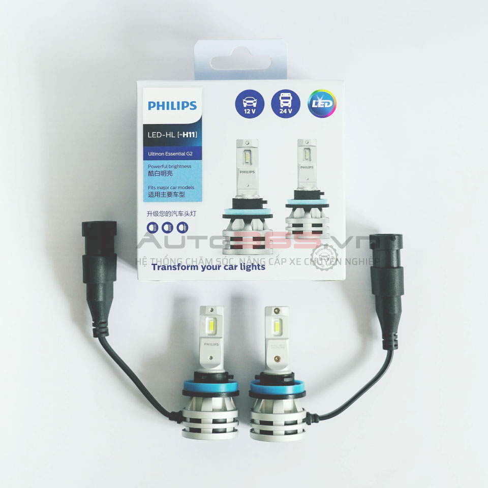 LED PHILIPS ULTINON ESSENTIAL GEN 2 - CHÂN H11