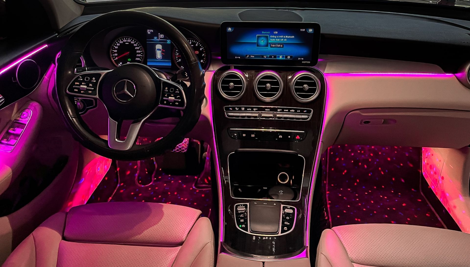 nâng cấp led viền nội thất ô tô