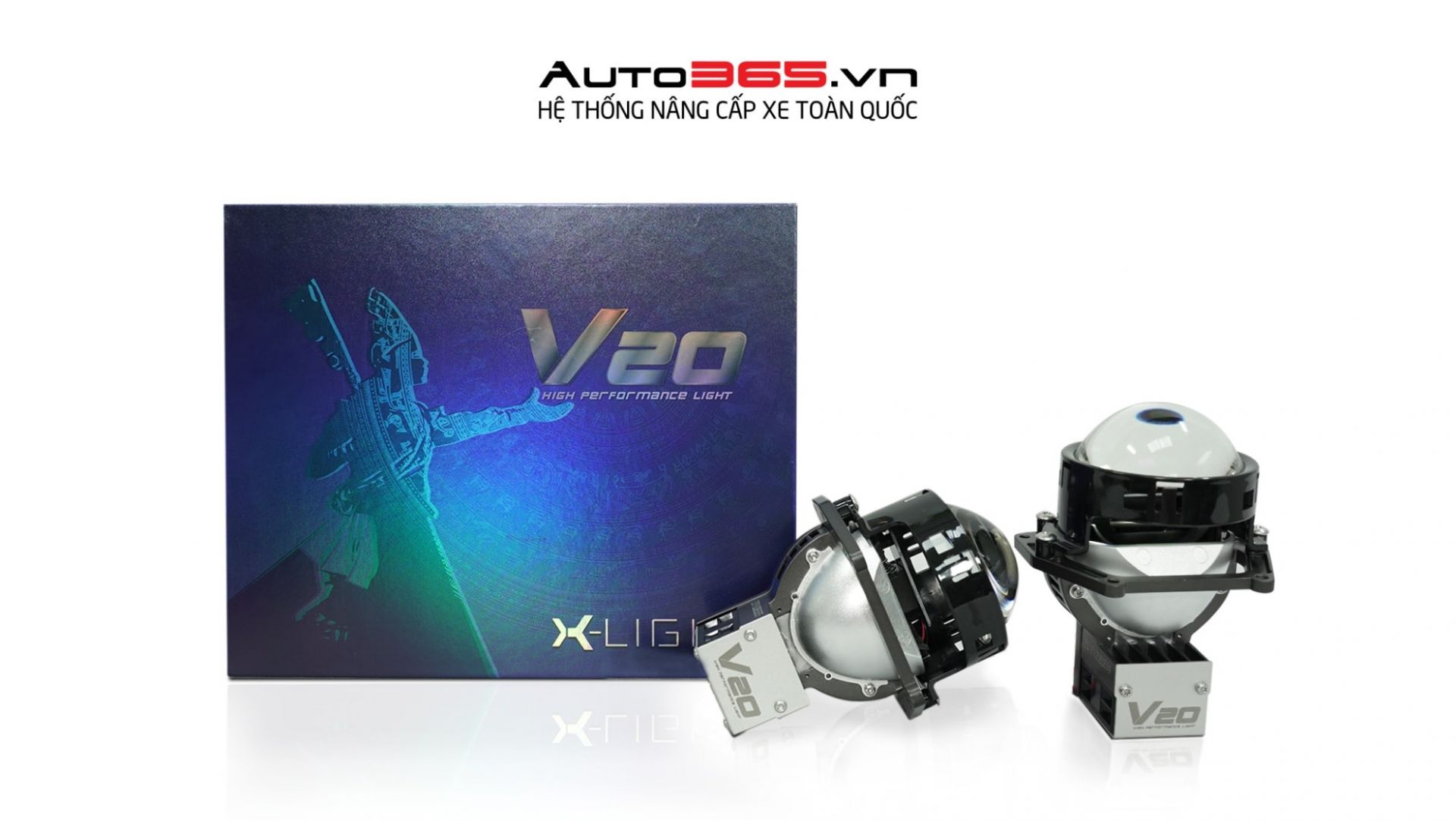 BI LED X-LIGHT V20 NEW NHIỆT MÀU 5000K CHUẨN BỊ MỞ BÁN TẠI AUTO365 TOÀN QUỐC