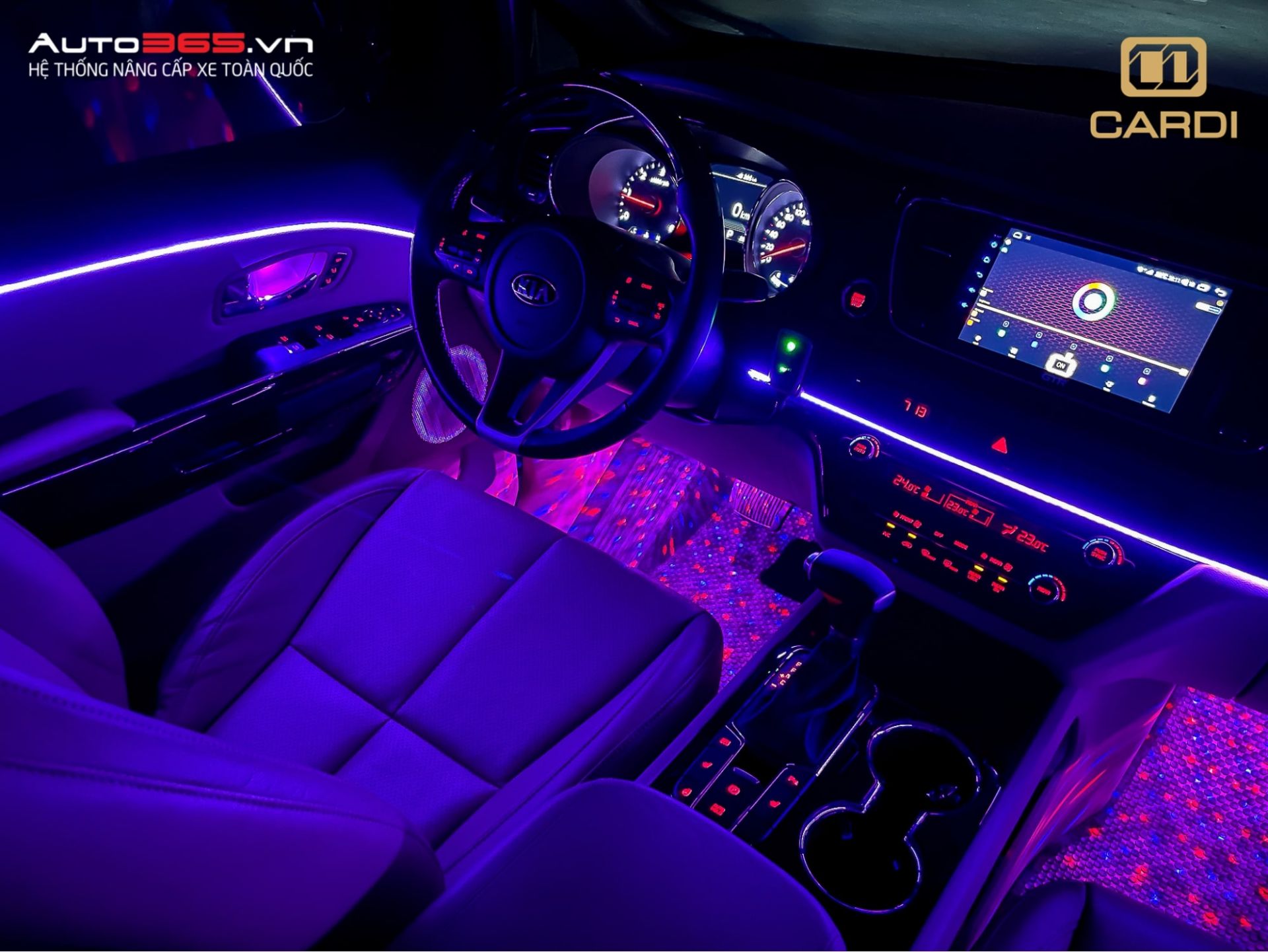 led cardi 2022 - Cảm ứng theo nhạc