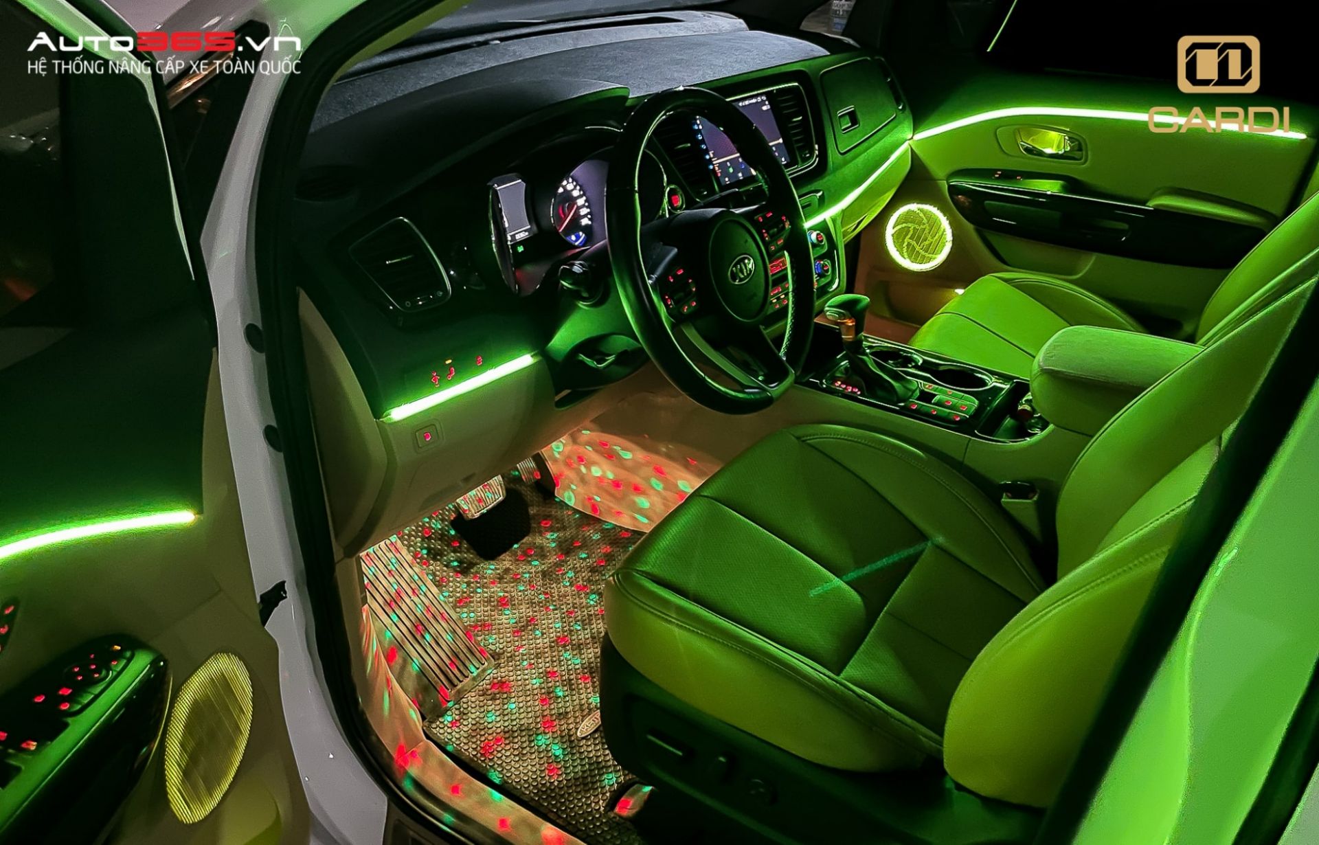 vị trí lắp led viền 