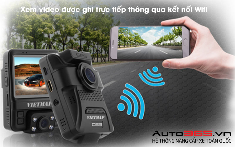 xem video được ghi từ xa thông qua kết nối wifi.