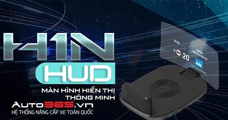 THÔNG TIN, CHỨC NĂNG MÀN HÌNH HUD H1N VIETMAP