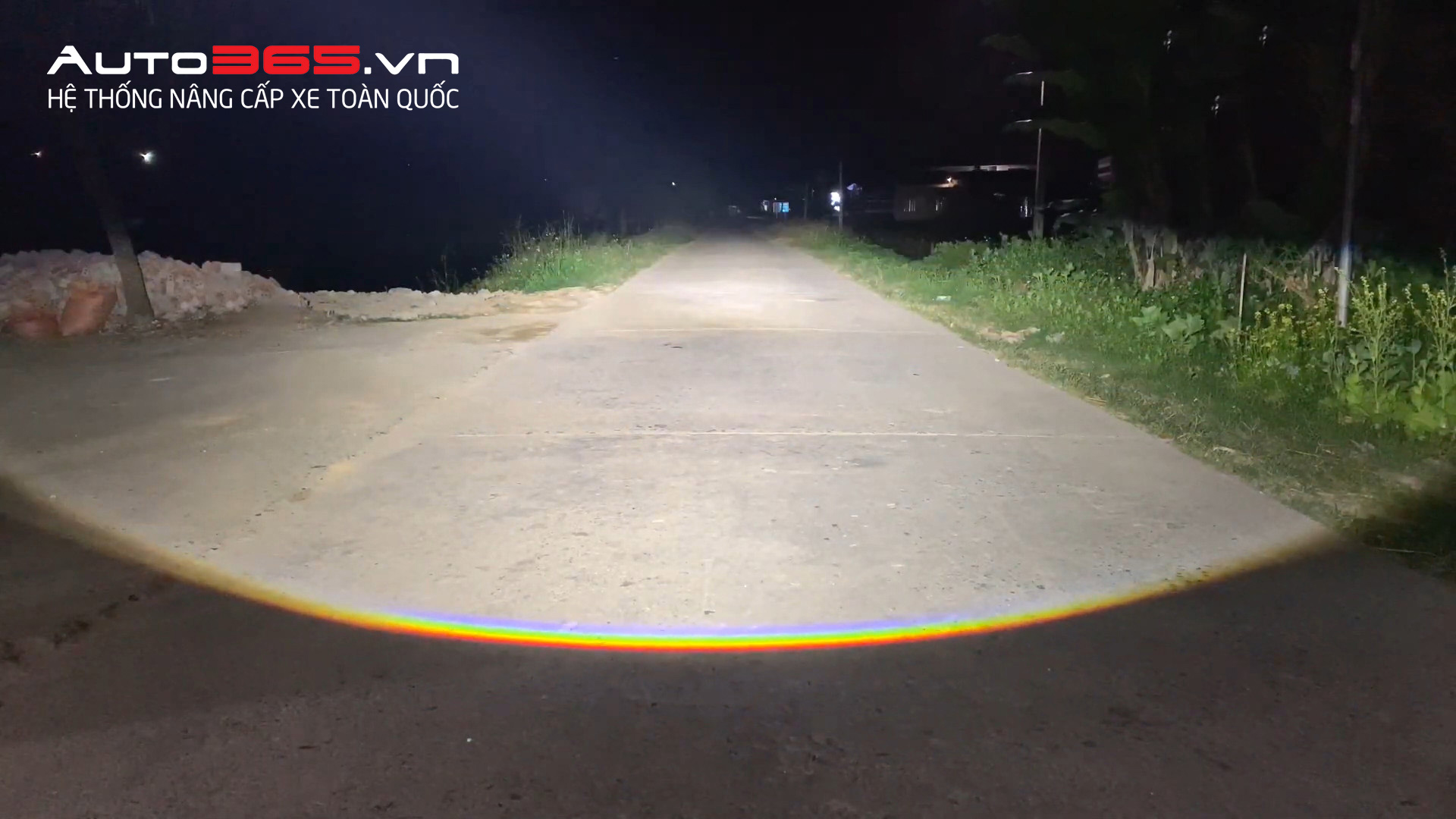 Ánh sáng Pha thực tế của Bi LED Titan Black