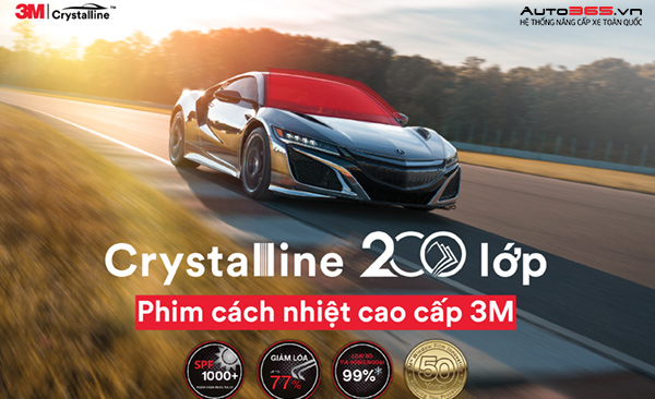 CÔNG NGHỆ ĐỘC QUYỀN MẪU PHIM 3M CRYSTALLINE CR50