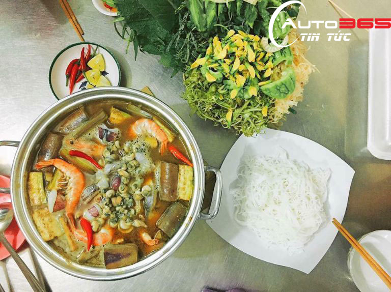 ẩm thực làng nổi tân lập