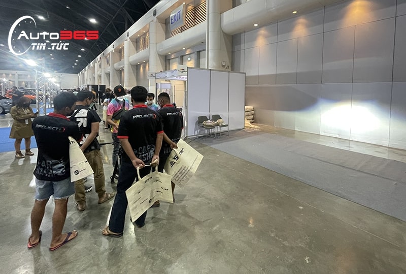 hoạt động của 365 group tại sự kiện bangkok auto salon 2022