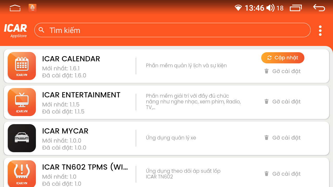 Hệ thống sinh thái ứng dụng Icar với Icar Appstore: