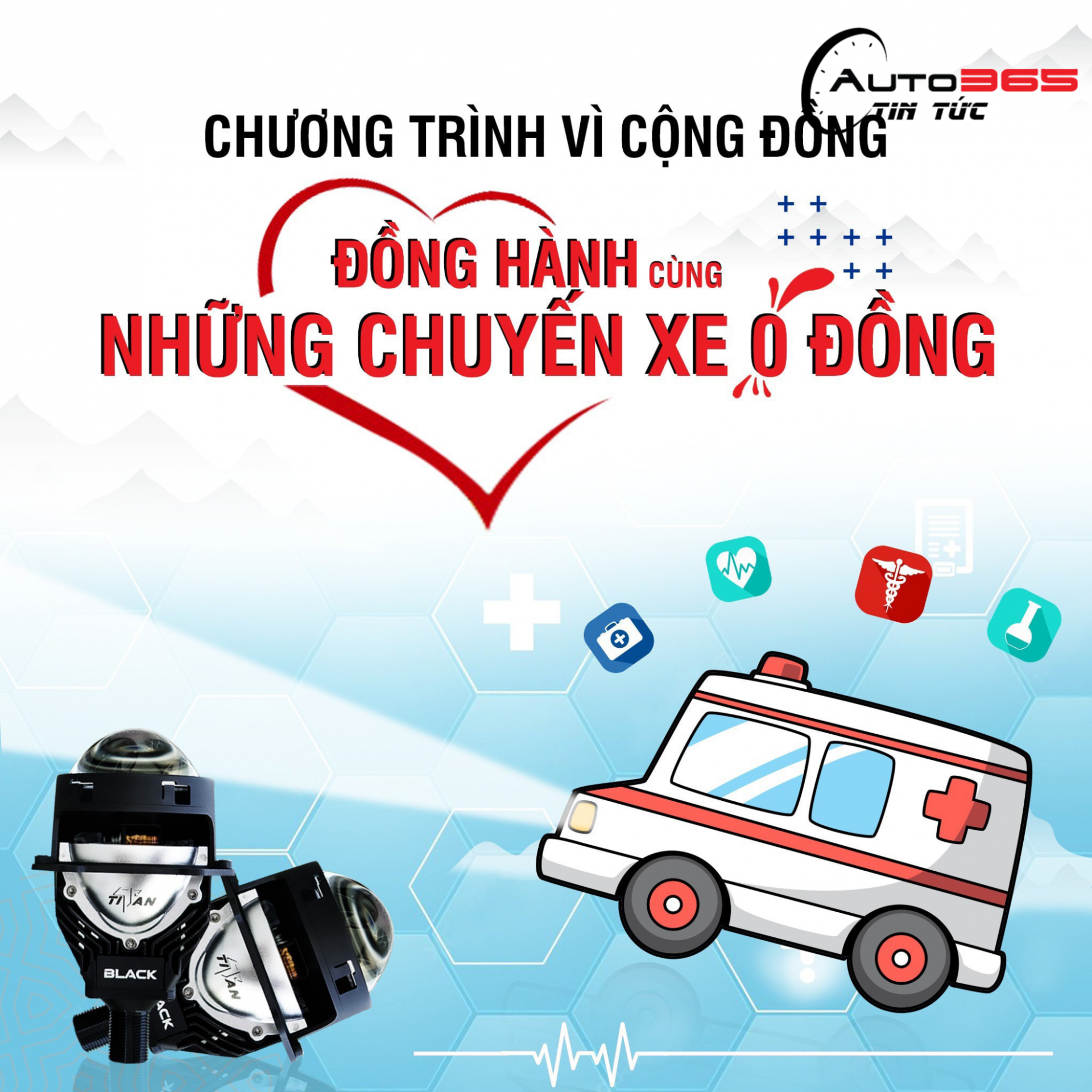 Hành trình ý nghĩa của những “chuyến xe cấp cứu 0 đồng”