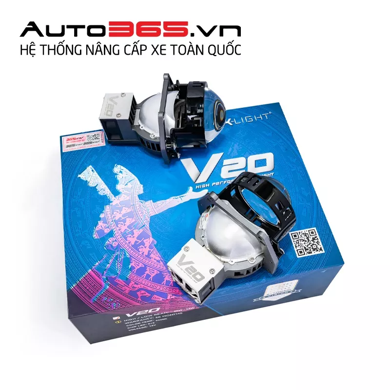 BI LED X-LIGHT V20 NEW 5000K 2021 - Hình 5