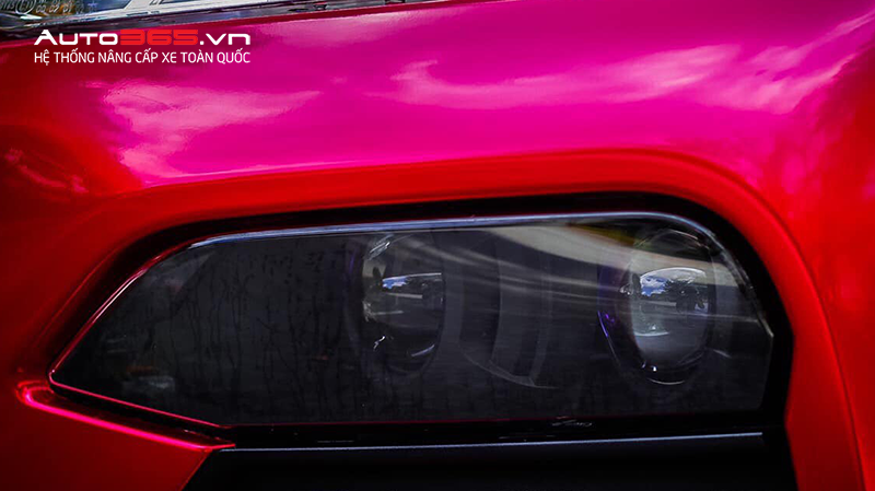 Combo bi LED X-Light V20 New và bi LASER V20L New nhiệt màu 5000K trên Vinfast Lux A