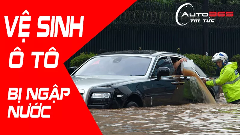 VỆ SINH NỘI THẤT CHO Ô TÔ BỊ NGẬP NƯỚC ĐÚNG CÁCH