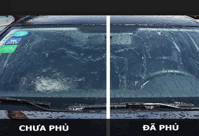 Phủ Ceramic kính lái đi mưa