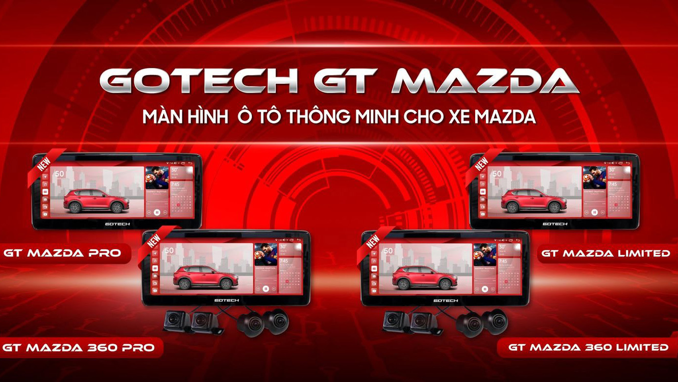 Top 4 sản phẩm Màn hình DVD thương hiệu Gotech dành cho Mazda năm 2022