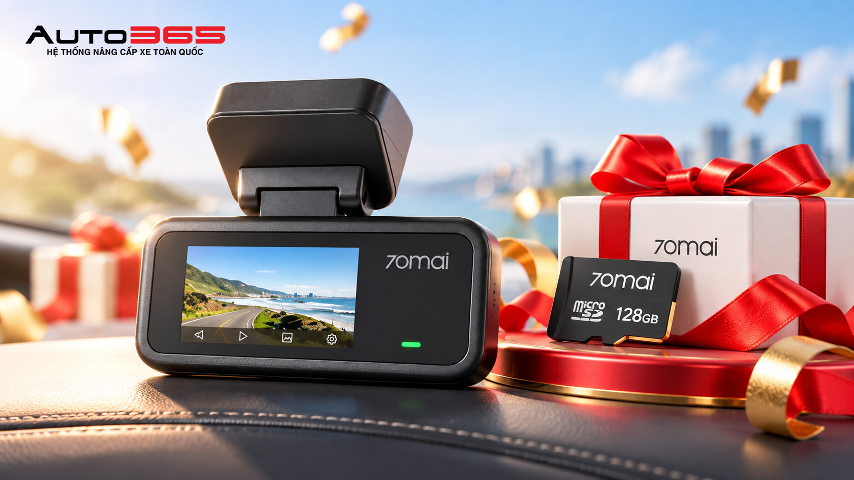 Ưu đãi khi lắp camera hành trình 70mai tại Auto365