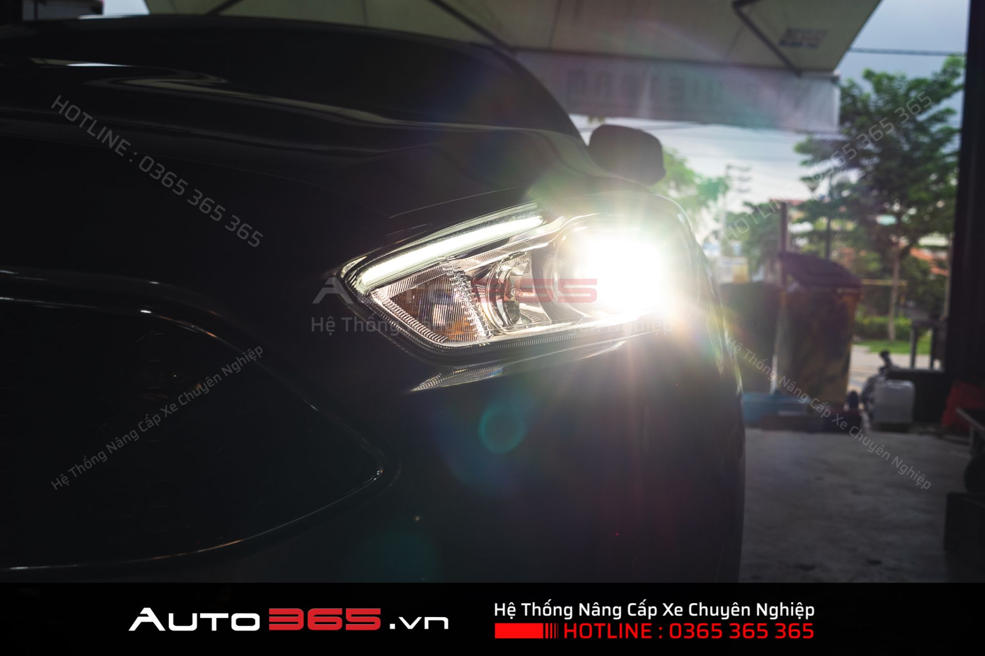 FORD FOCUS PHA CỰC ĐỈNH VỚI BI LASER HENVVEI L91