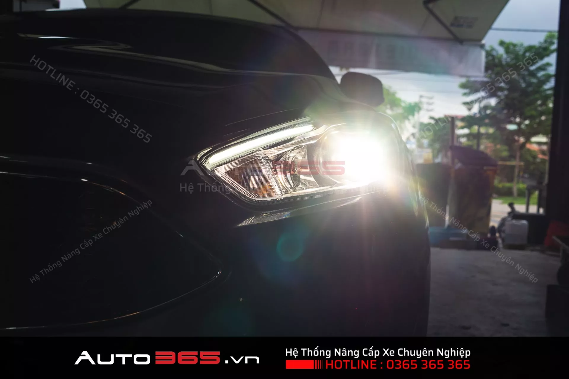FORD FOCUS PHA CỰC ĐỈNH VỚI BI LASER HENVVEI L91