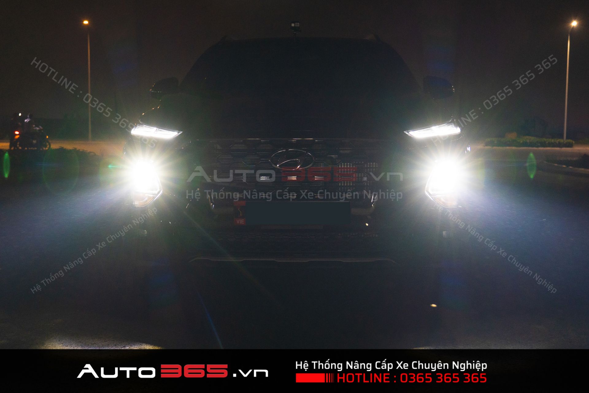 Độ đèn tăng sáng xe hơi khu vực Hồ Chí Minh