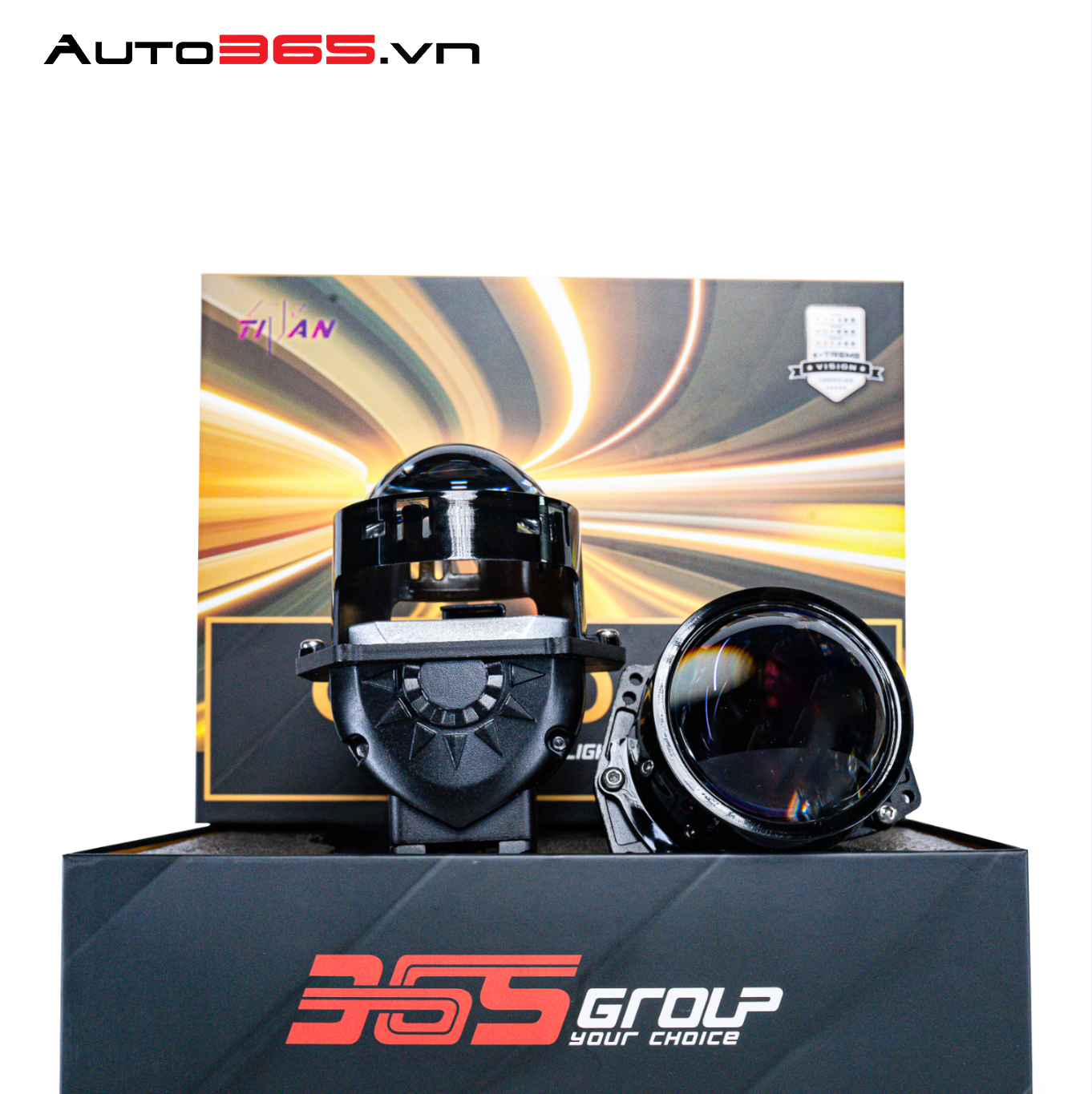 Bi led đuôi vặn Titan Gold 2.0 