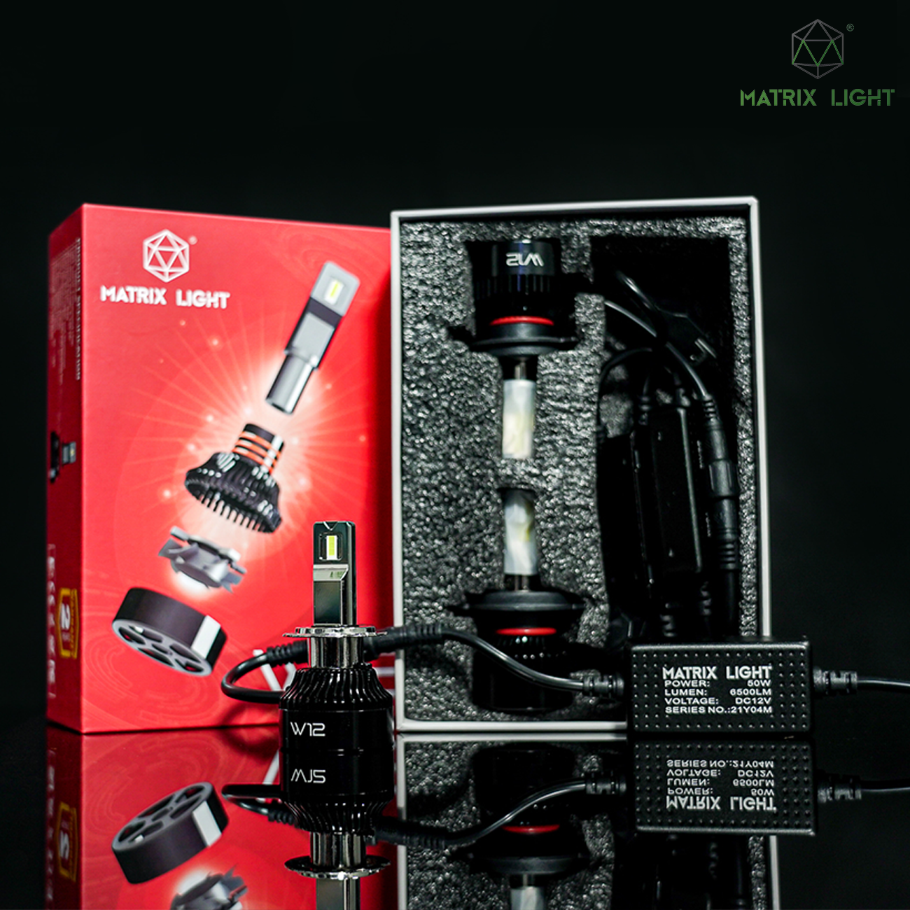 Bong Led Chan H7 Matrix Light W12 Cho Oto(2)