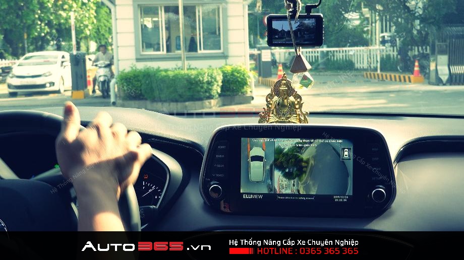 LẮP ĐẶT CAMERA 360 ELLIVIEW V4 CHO HYUNDAI SANTA FE