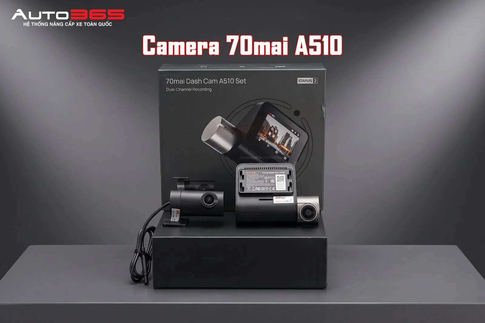 Camera hành trình 70mai A510 cho VF8