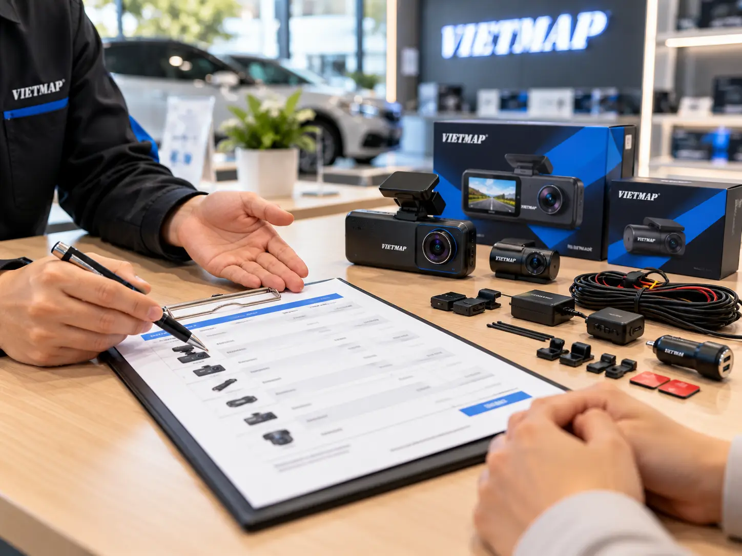 Minh họa chi phí và hạng mục trước khi lắp