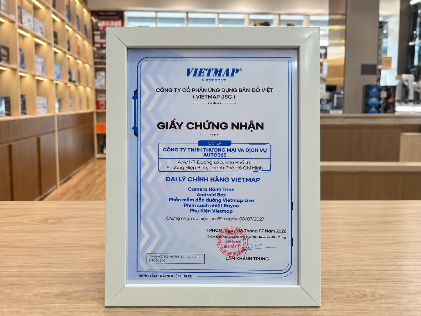 Minh họa sản phẩm và bảo hành theo từng model