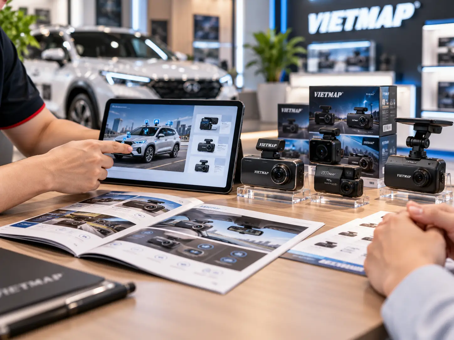 Minh họa tư vấn camera theo xe và nhu cầu