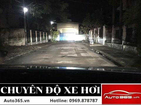 Nang Cap Den Audi Q5 Voi XENON OSRAM CBI Va BALLAST OSRAM 48W HYUNDAI SANTAFE 7
