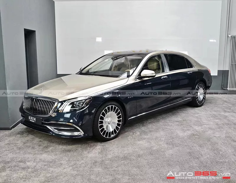 Mercedes S400 nâng cấp body Maybach đầy sang trọng - Hình 1