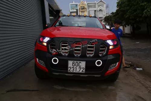 Độ Mí Led Trước Cho Ford Ranger Cực Ngầu