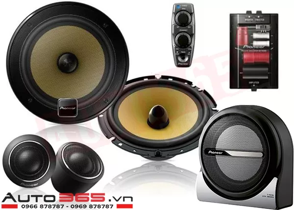 Gói combo Âm thanh xe hơi tiêu chuẩn Pioneer Mỹ - Hình 1