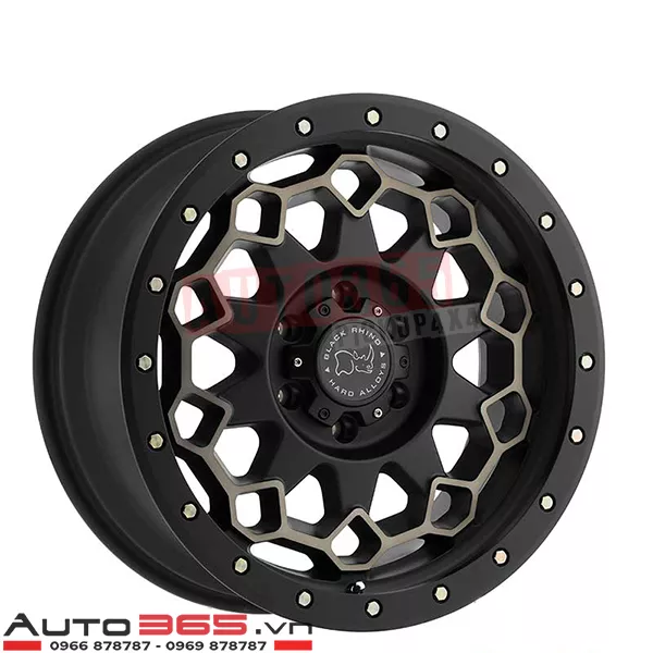 MÂM XE BÁN TẢI BLACK RHINO DIAMANTE SIZE 20×9 ET-12 - Hình 1