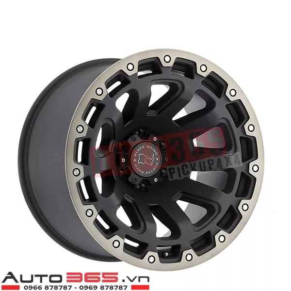 MÂM XE BÁN TẢI BLACK RHINO RAZORBACK 18×9 ET-12 - Hình 1