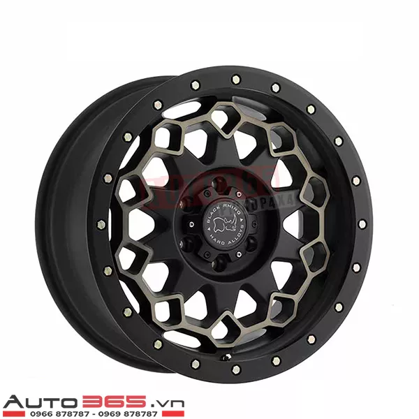 MÂM XE BÁN TẢI BLACK RHINO DIAMANTE 18×9 ET-12 - Hình 1