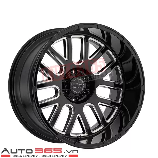 MÂM XE BÁN TẢI BLACK RHINO PISMO 18×9.5 ET -18 - Hình 1