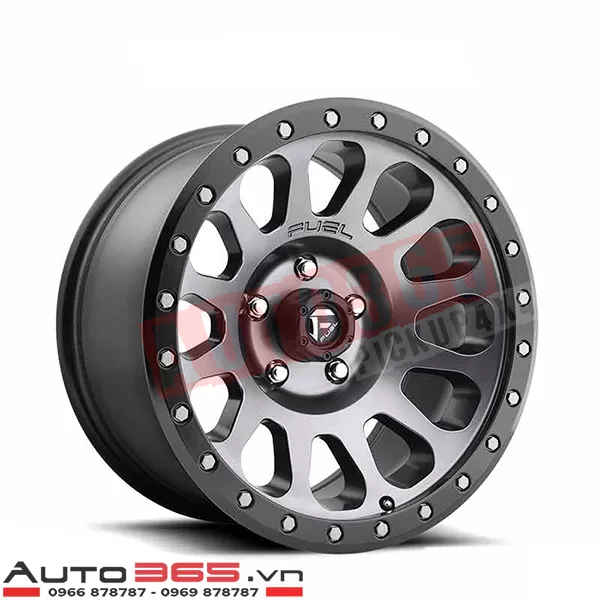 MÂM XE BÁN TẢI FUEL 2018 STYLES VECTOR D601 SIZE 18″ OFFSET 1 - Hình 1