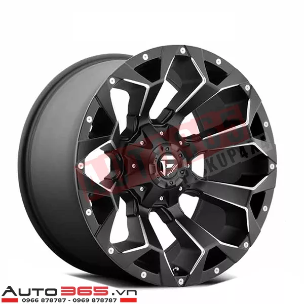 MÂM XE BÁN TẢI FUEL ONE PIECE ASSAULT -D546 – KÍCH THƯỚC 20″ – OFFSET 1 - Hình 1