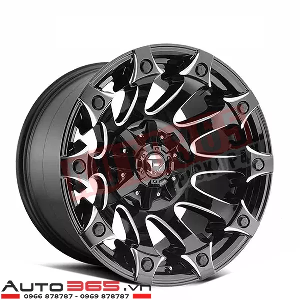 MÂM XE BÁN TẢI FUEL ONE PIECE BATTLE AXE D578 SIZE 20″ OFFSET 1 - Hình 1