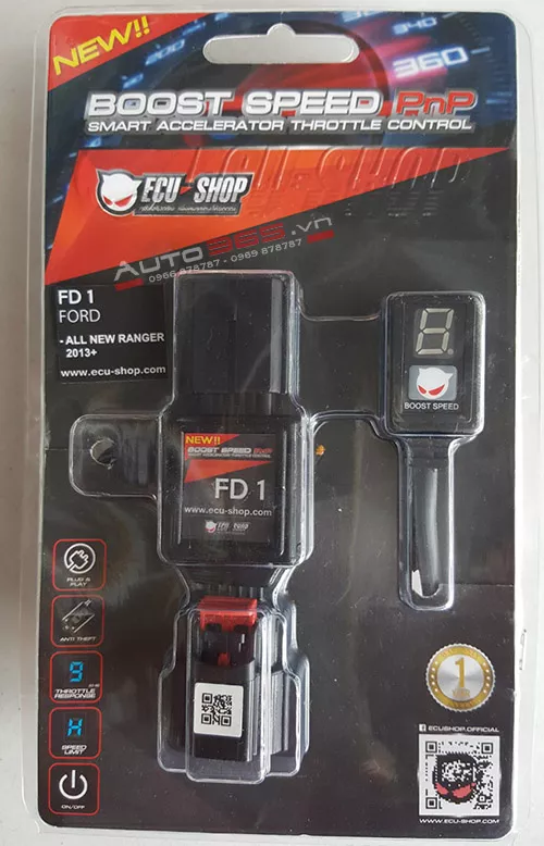 Cảm biến chân ga Boost Speed cho Ford Ranger - Thái Lan - Hình 1