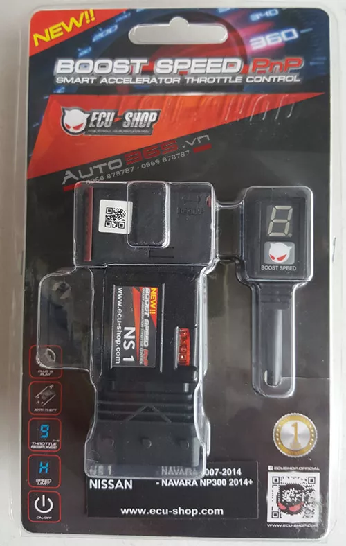 Cảm biến chân ga Boost Speed cho Nissan Navara - Thái Lan - Hình 1