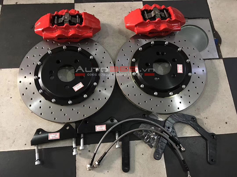 Nâng cấp combo thắng dĩa AMG cho Mercedes E300 - w213