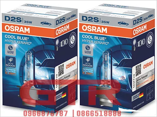 XENON OSRAM COOL BLUE HYPER D2S 6000K 66240CBH - Hình 1